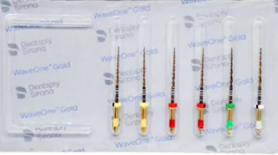 Waveone Gold Wave One Assorted 25mm Endodontic File Root Canal Dentsply 6pcs/Pk • $44.59