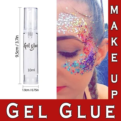 10ml Glitter Adhesive Cosmetic Body Fix Gel Glitter Glue Skin Festival Makeup • £4.95