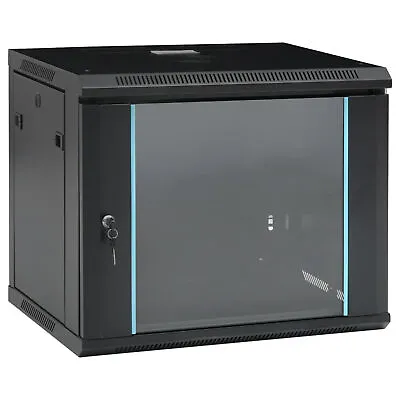 Homgoday 9U Wall Mounted Network Cabinet 19 IP20 600x450x510 Mm  Storage K1D6 • £130.52