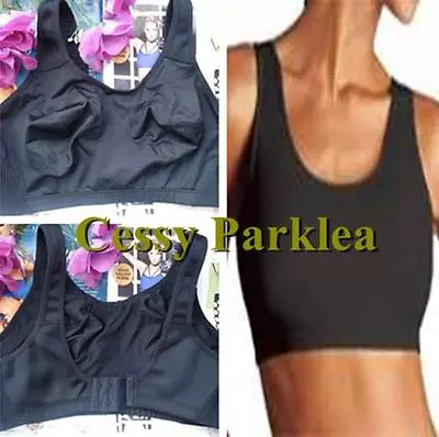 HK14Euro Fruit Of The Loom Seamless Non-Padded Stretchy Cups Wire Free Sport Bra • $14.80