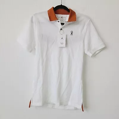 Nike Air Jordan X Eastside Golf Polo Shirt DV1892-100 Size XS White • $70.39