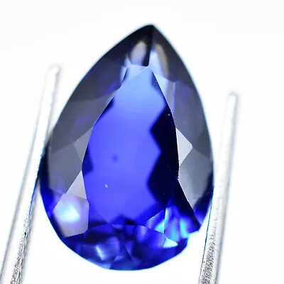 8.55 Ct Natural Yogo Montana Blue Sapphire Pear Cut Certified Stunning Gemstone • $19.79