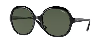 VOGUE VO5410S W44/71 Square Black Dark Green 56 Mm Women's Sunglasses • $46.94