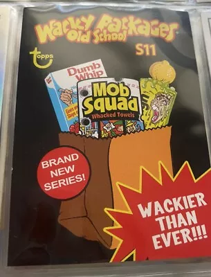 2023 Topps Wacky Packages **old School Series 11** Full Set 38 Cards New 01/2024 • $38.99