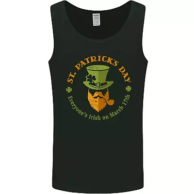 $12.32 • Buy Everyones Irish On St Patricks Day Beer Mens Vest Tank Top
