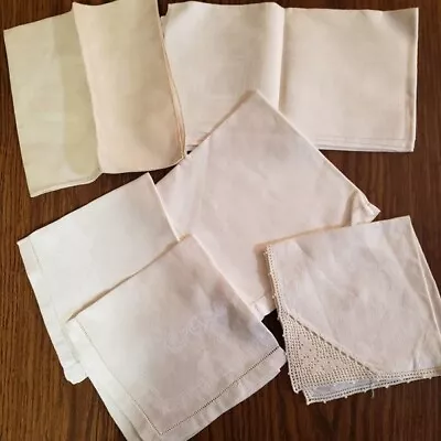 Variety Of Vintage Cloth Napkins Different Sizes No Holes/Stains • $4.50