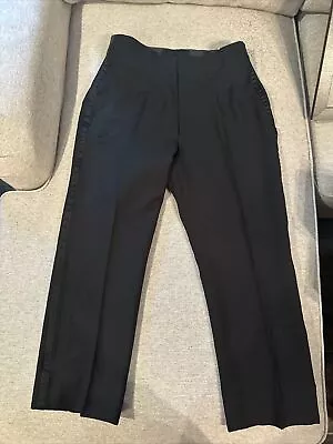 BELLMASTER Premium Band Black Dress Pant Slack Tuxedo Pants Men's Size 28 X 28 • $21.99