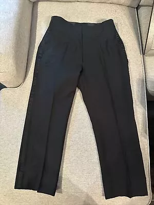 BELLMASTER Premium Band Black Dress Pant Slack Tuxedo Pants Men's Size 33 X 30 • $21.99