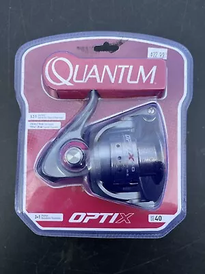 Quantum Optix Size 40 Spinning Fishing Reel 5.2:1 Gear Ration 230yd Capacity • $24.99