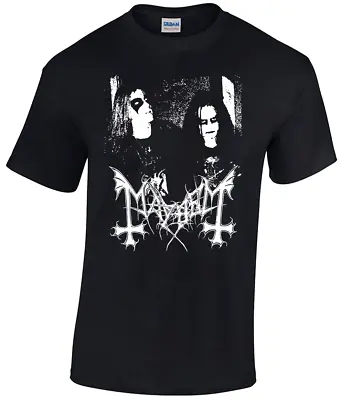 MAYHEM T-shirt Dead Morbid Norwegian Black Metal Euronymous Hellhammer Watain • $12