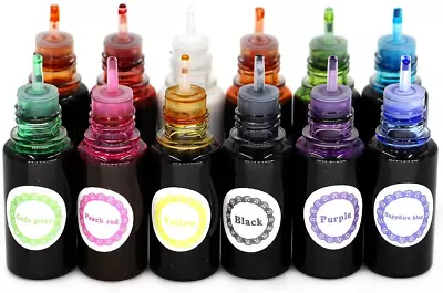 12 Colors Epoxy UV Resin Color Dye Colorant Liquid Epoxy Resin Pigment10ml • $13.50