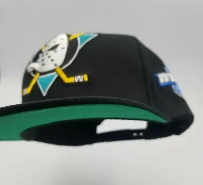  ⭐BRAND NEW⭐ Anaheim Mighty Ducks Vintage Style Snapback Hat W/Custom Patches • $34.99