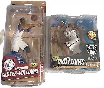 Deron Williams Brooklyn Nets McFarlane & Michael Carter Williams Figurines Set • $47