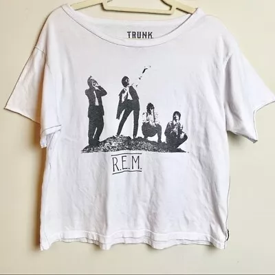 TRUNK LTD Women's White R.E.M. T-shirt Size Large L  New • $36.45