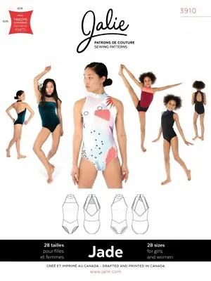 Jalie Sewing Pattern 3910 Leotards Dancewear 28 Sizes • £20.98