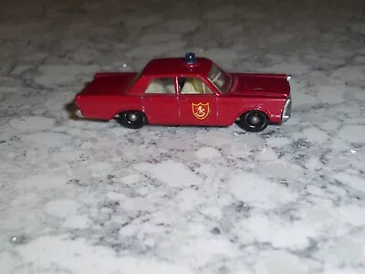 LESNEY MATCHBOX No. 55/59 FORD GALAXIE FIRE CHIEF'S CAR • $15