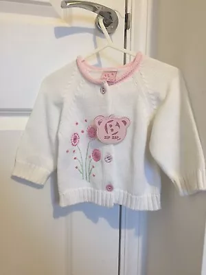 Baby Girls Designer Zip Zap Cardigan 3-6 Months BNWT  • £12