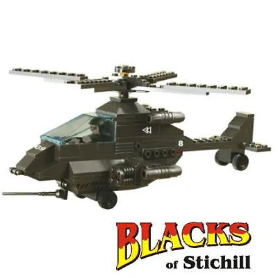 £11.99 • Buy Sluban Army Attack Helicopter 158 Piece Bricks Construction Building Set