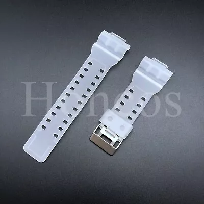 Clear Rubber Resin Replacement Wrist Band Watch Strap For G-SHOCK GA-100 110 120 • $12.99