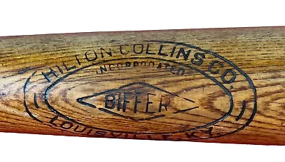 Antique Circa 1920's Hilton Collins Biffer Brand 29  Baseball Bat W/ Lathe Marks • $79.99