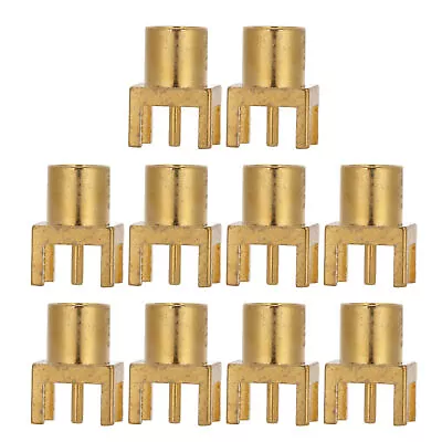 $10.36 • Buy 10PCS MCX Socket PCB Soldering Board End Jacks 4 Pin Female Connector OFC