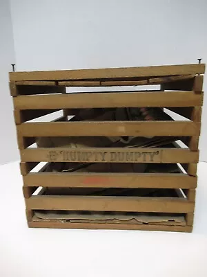 Vintage Humpty Dumpty Wooden Egg Carrying Crate/carton Can Hold Tons Of Eggs !!! • $99
