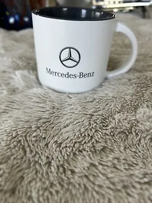 White/gray Mercedes-Benz Coffee Cup 3.5 X 3.5 6oz #12 • $19