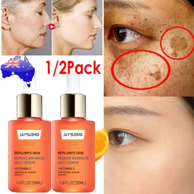$11.94 • Buy Vitamin C Face Serum Cream + Hyaluronic Acid + Retinol Anti Ageing Wrinkle Serum