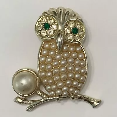 Vintage Sarah Coventry Owl Pin • $20