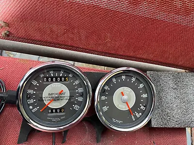 Smiths Triumph 1964-1965 T120 TR6 Speedometer & REVERSE  Tachometer & T100 500cc • $439