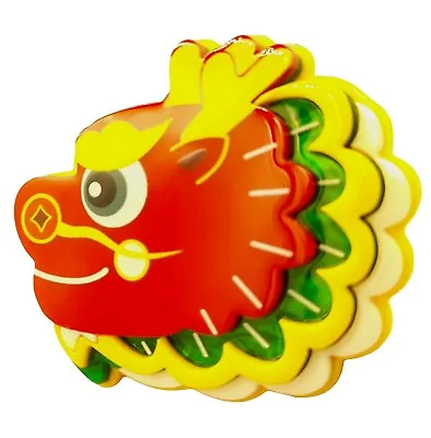 Modern Arcrylic Handmade BROOCH 3D Dragon Dance Mask Chinese New Year Boxed BN  • £8.50