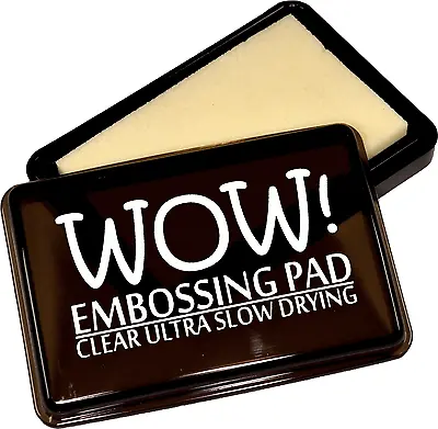 £6.25 • Buy Wow Clear Embossing Stamp Pad Ultra Slow Drying Raised Use With Powders WV02