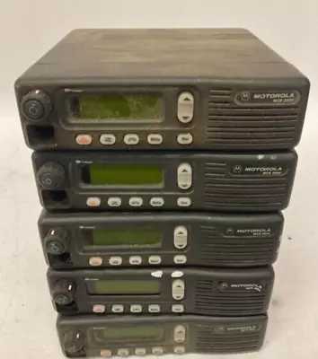 Lot Of 5 Motorola MCS2000 Two-Way Mobile Radios Tested For Power • $99.99