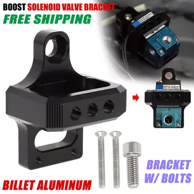 3 Port For Mac AEM Boost Controller Solenoid Valve Mount Holder Bracket Aluminum • $20.99