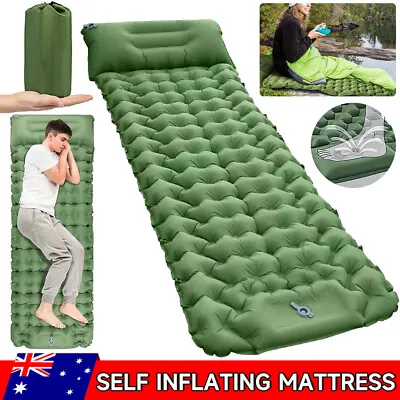 Self Inflating Mattress Sleep Pad Camping Mat Air Lightweight Ultralight Hiking • $37.85