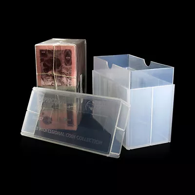 Plastic Paper Money Bills Holder Banknote Storage Box Protector Case Collection • $12.65