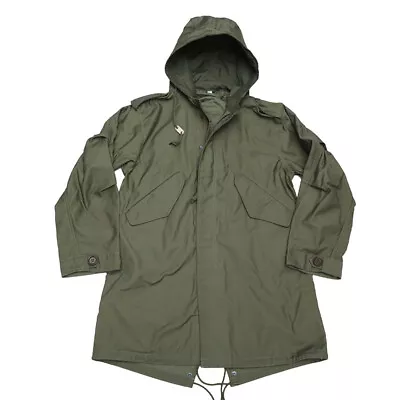 U.S. Army M-1951 Fishtail Parka Mens M51 Vintage Military Trench Coat Jacket Top • £123.60