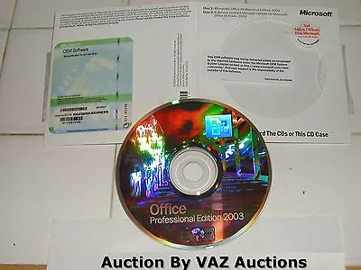 Microsoft Office 2003 Professional Word/Excel/Access/Outlook/PowerPoint =NEW=  • $59.95