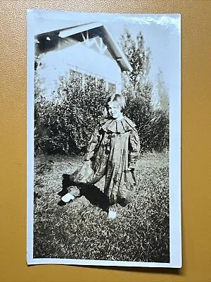 1930s Sweet Little Girl In Jester Costume Clown ORIGINAL Vintage Snapshot Photo • $14.40