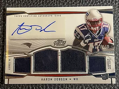 2013 Topps Prime Level V Relics Silver /449 Aaron Dobson #PV-AD Rookie Auto RC • $2.49