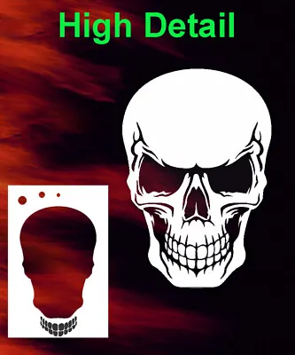 Skull 27 Airbrush Stencil Large Med Small Or Triple Set Spray Vision Template • $25