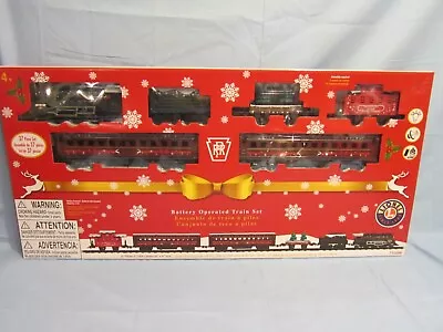 Lionel 37-Piece Christmas Holiday Battery Operated Train Set Pennsylvania • $59.95