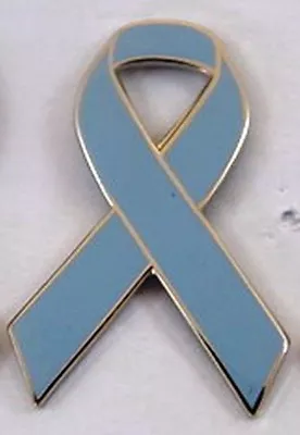 *NEW* Stomach Cancer Awareness Ribbon Enamel Periwinkle Badge / Brooch. Charity. • £2.99