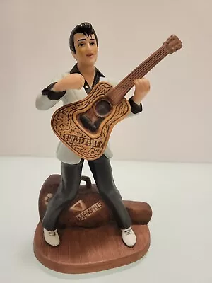 Avon 1987 Elvis Presley Playing Guitar Porcelain Figurine • $23.76