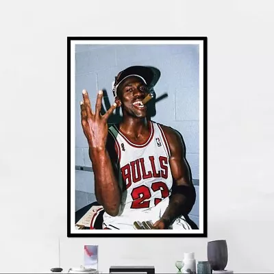 Michael Jordan Poster Print Art Canvas Picture Home Artwork • $29.99