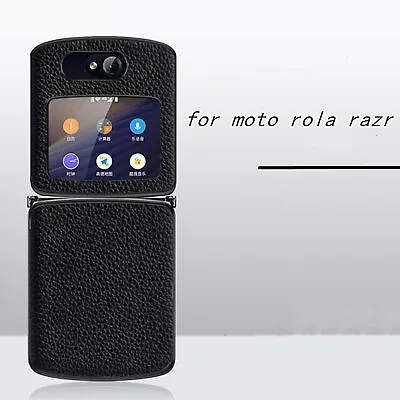 For Moto Rola Razr Leather Phone Case Shell Shockproof Flip Protect Back Cover • $10.56