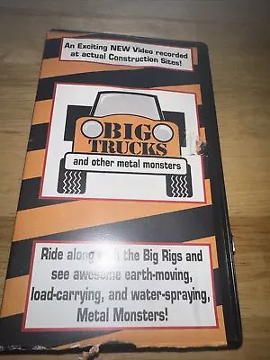 Big Trucks & Other Metal Monsters 1994 - VHS • $14.99