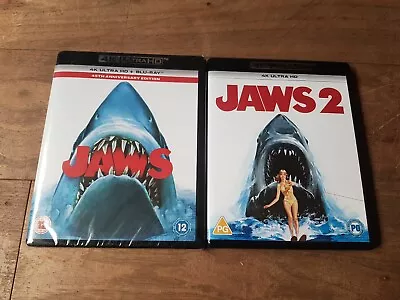 4K UHD  BLU-RAY  JAWS   BRAND NEW SEALED UK STOCK JAWS 2 4k Blu-ray  Like New • £29.99