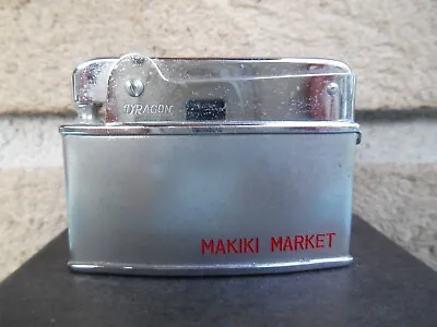 Rare Dragon 800 Automatic Chrome Cigarette Lighter   Makiki Market  Unfired! • $24.95