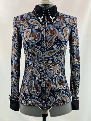 XXLarge Western Show Pleasure Rail Shirt Jacket Clothes Showmanship Horsemanship • $79.98